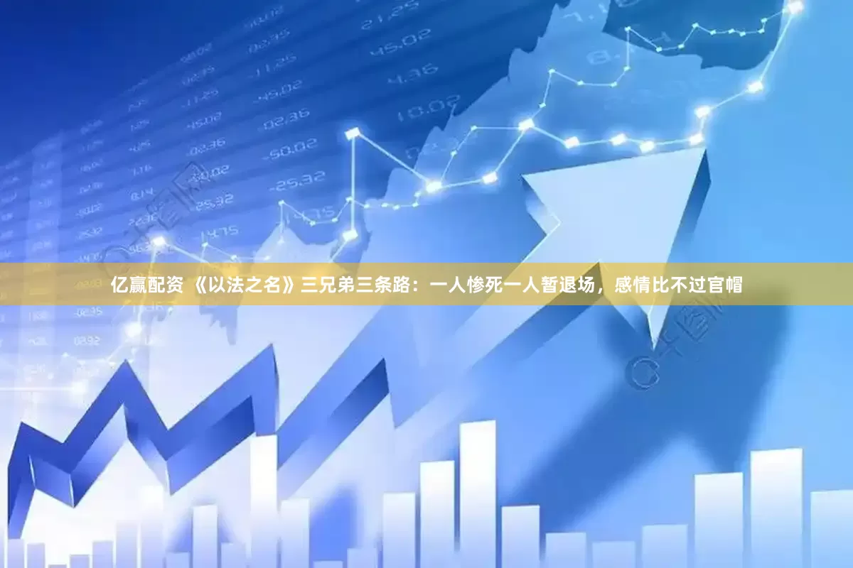 亿赢配资 《以法之名》三兄弟三条路：一人惨死一人暂退场，感情比不过官帽